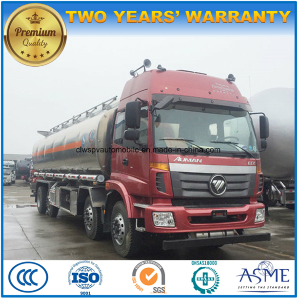 35 M3 Foton Heavy Capacity Fuel Tank 4 Axles Aluminium Alloy Tanker Truck Price 