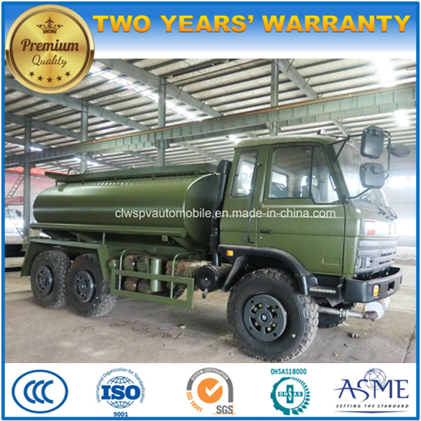 10 Kl off Road Tanker Truck 6X6 Go- Anywhere 10000 Liters Fuel Tank Truck 