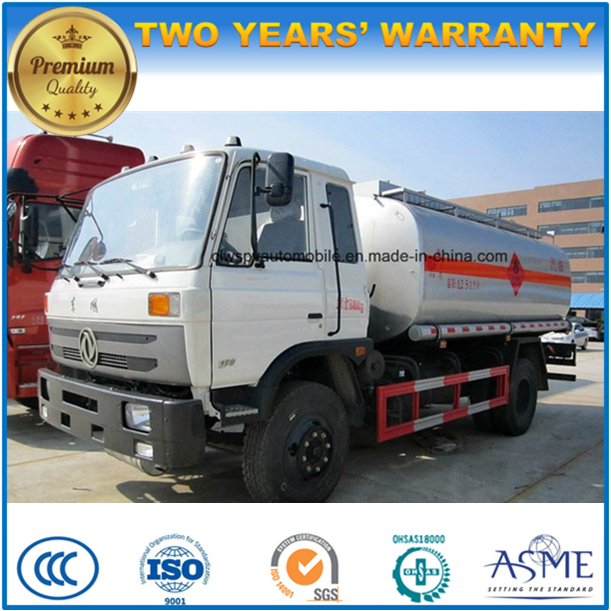 4X2 12000 Liters Gasoline Bowser Truck 12 Tons Fuel Tank Truck for Sale 