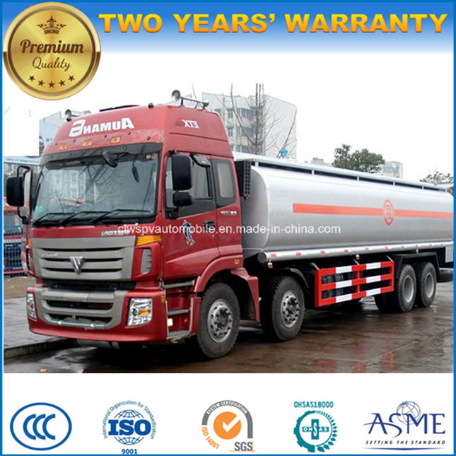 Foton Heavy Duty 8X4 30 Tons Fuel Tanker Truck 4 Axles Fuel Bowser Truck 