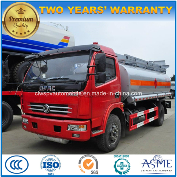 Dongfeng 6 Wheels Gasoline Tank Truck 8000 Liters Oil Tanker Truck for Sale 