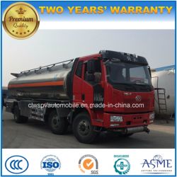 FAW 3 Axles 20t Oil Transport Truck 20000 Liters Aluminium Alloy Fuel Truck