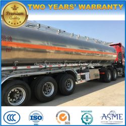 45000 L Aluminum Alloy Fuel Tanker 45cbm Fuel Tank Truck Trailer for Sale