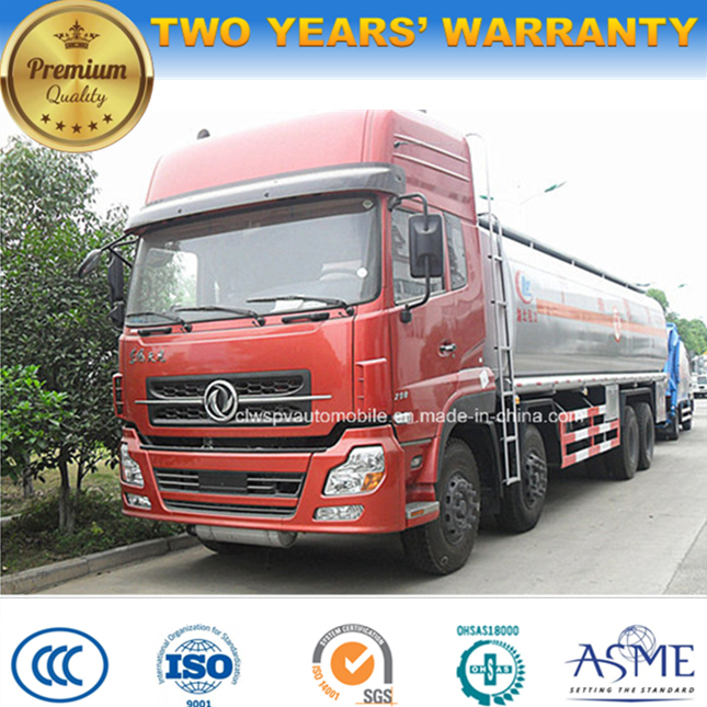 8X4 LHD 30000 Liters Steel Fuel Truck 30 Tons Oil Tank Truck 