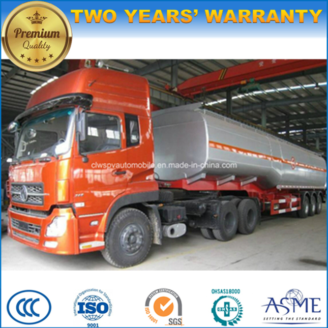 3 Axles Heavy Duty Fuel Tanker Truck Trailer 40 to 55cbm Oil Tank Semi Trailer 