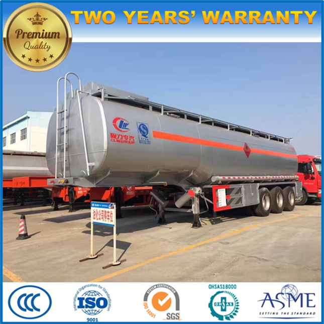 3 Axles Fuel Tank Semi Trailer 55000 Litres Fuel Tanker Truck Trailer 