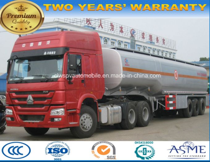 Sinotruk HOWO 50000L Tanker Trailer 50 Tons Oil Tank Truck 