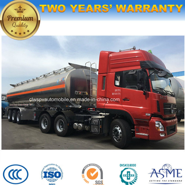 Heavy Duty Fuel Tanker Truck 50000 Liters Aluminum Alloy Oil Tank Truck 