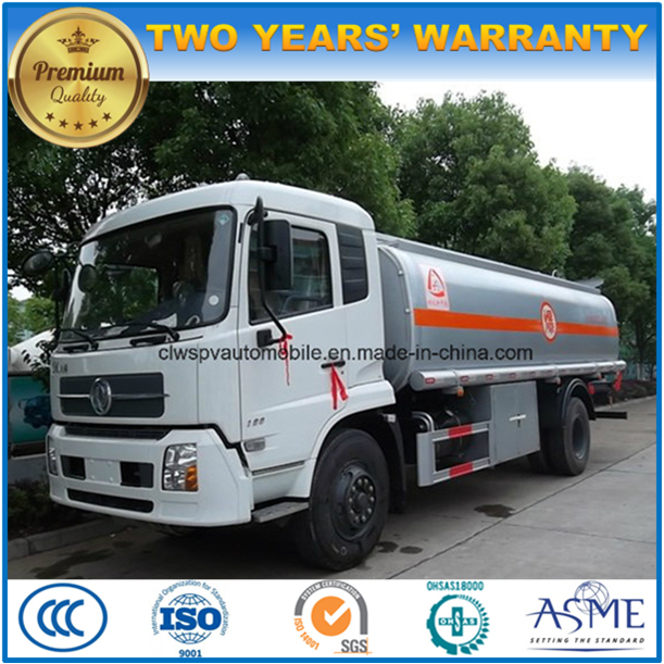 Dongfeng 15tons Fuel Bowser Truck 15000 Liters Oil Tanker Truck 