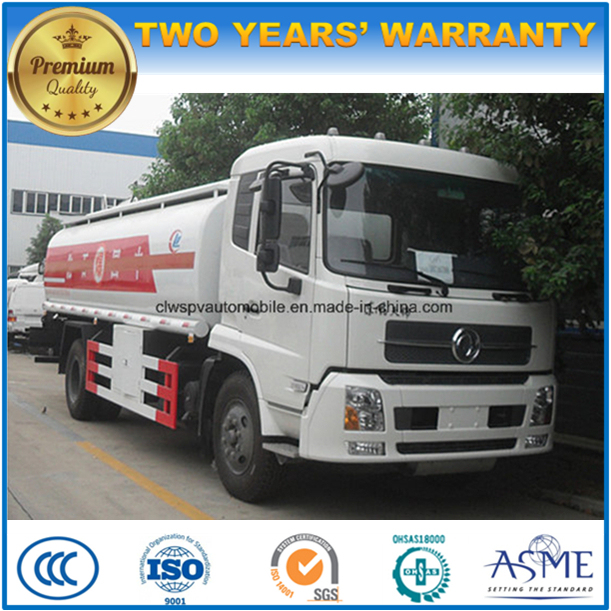 Dongfeng 4*2 280HP Fuel Dispenser Truck 16000L Fuel Tank Truck 