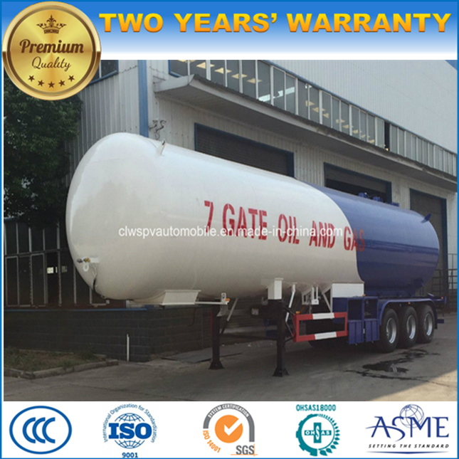  50000L Gas Tanker Trailer 3 Axles 50 Cbm M3 LPG Tanker 