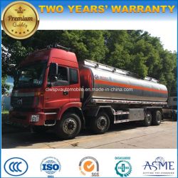 Heavy Duty 30 Tons Fuel Truck 4 Axles Aluminum Alloy Gasoline Tank Truck