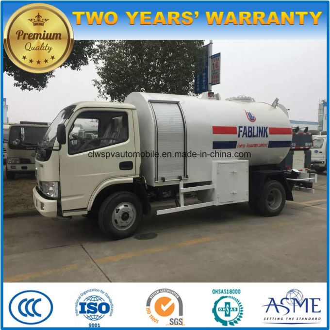 5.5 M3 5.5 Cbm LPG Truck 5500 Liters LPG Dispenser Refueling Truck 