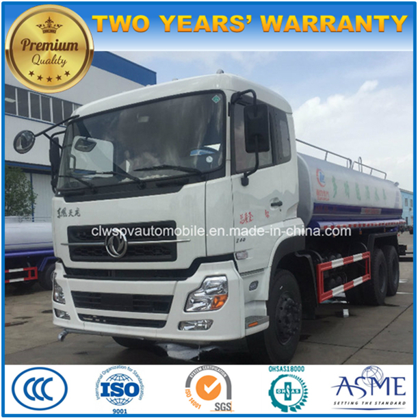 Dongfeng 6*4 Heavy Duty 20 Tons Water Truck 20000 Liters Sprinkler Truck 