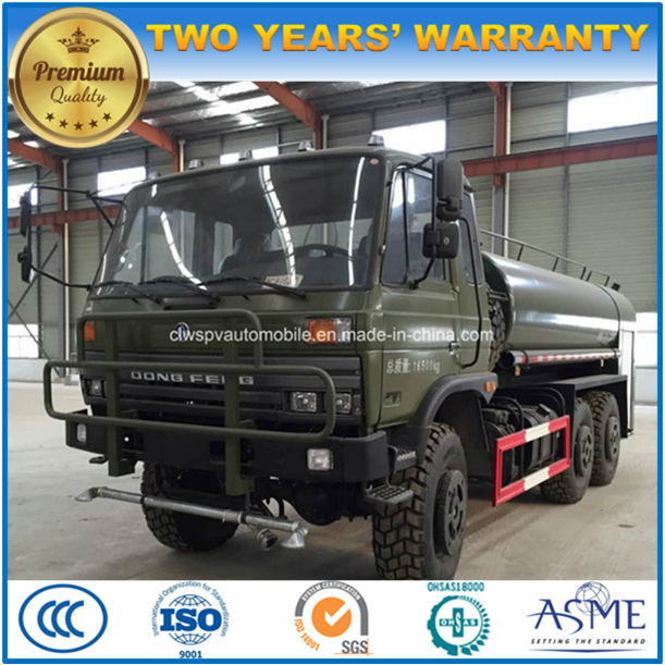 10000 L Dongfeng 6X6 off Road SUV 10 Tons Water Tank Truck 