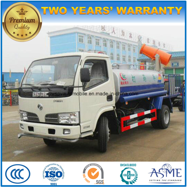 4000 L Dongfeng 4X2 Water Tank Truck with Pesticide Spraying 