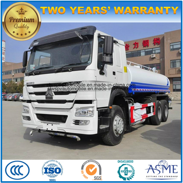 Sinotruk 20 M3 6X4 Sprinkler 20000 L Water Tank Truck Price 