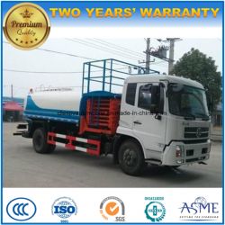 Dongfeng 4X2 10000 Liters Water Tank Truck with Scissor Lift Platform Truck