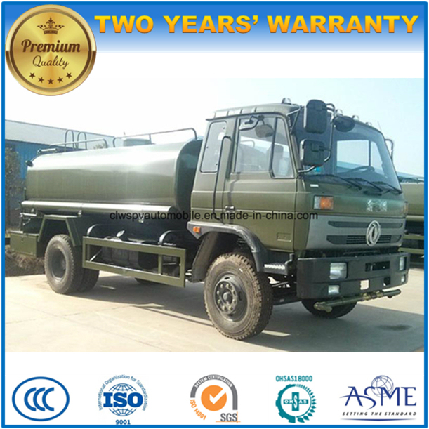 12 Tons Dongfeng 160HP Water Tank Truck 12000 L Spray Truck 