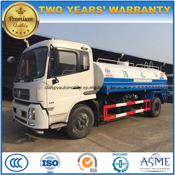 Dongfeng 4*2 Jetting Tanker 15000 Liters Water Transport Truck 