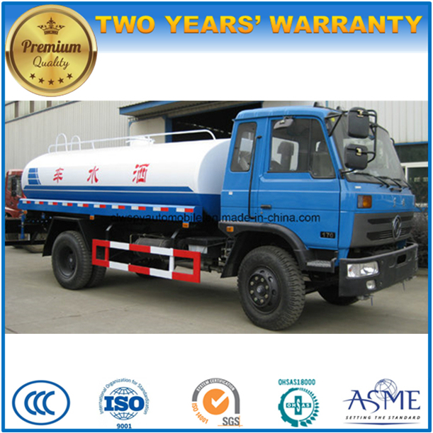 6 Wheels 8000 L Water Tanker Truck with Crane and Cargo Loading Truck for Sale 