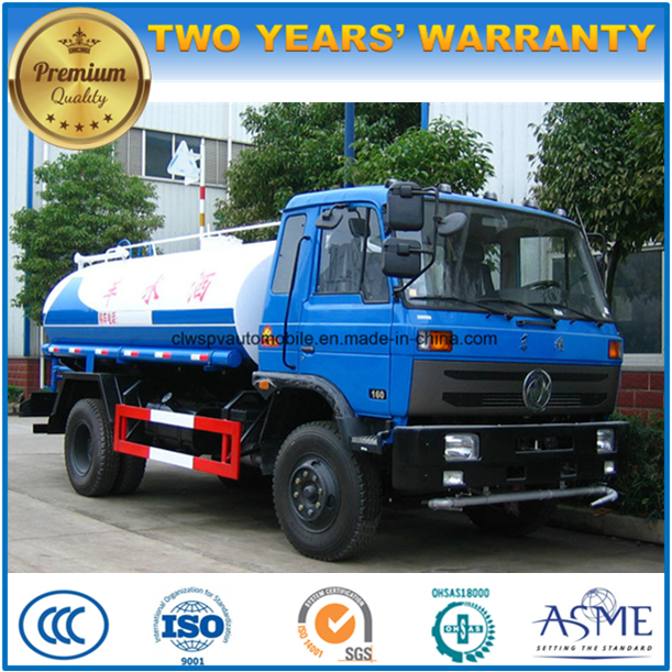 10 Kl Street Spraying Truck 10 Tons Water Tanker Truck for Sale 