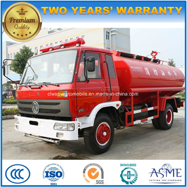 15000 L 6 Wheels Fire Water Tender Truck 15 Tons Water Tank Vehicle 