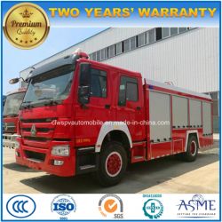 Sinotruk HOWO 4X2 Fire Engine Truck 10 Tons Fire Fighting Truck