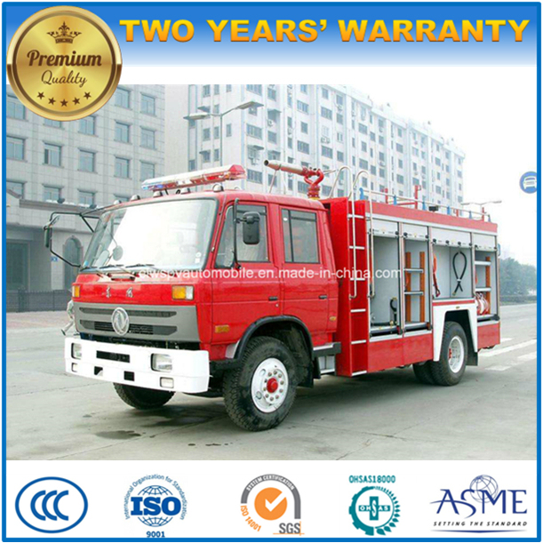 Dongfeng 6 Wheels 7cbm Water Tanker 2 Cbm Foam Tanker Fire Engine Truck 