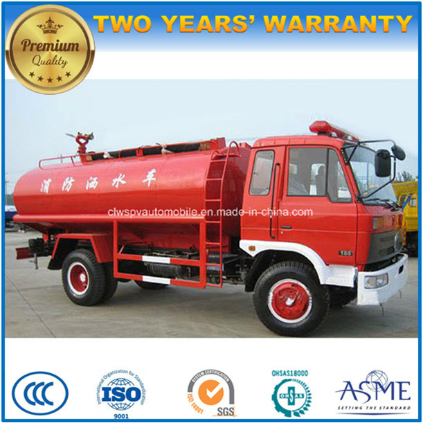 6 Wheels 15000 L Fire Fighting Truck 15 Tons Water Transport Tank Truck 