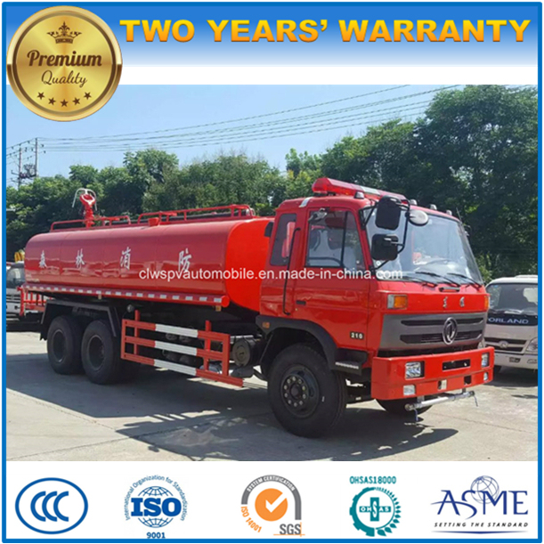 Dongfeng 6X4 Fire Engine 20000 L Heavy Duty Water Tanker Transport Truck 