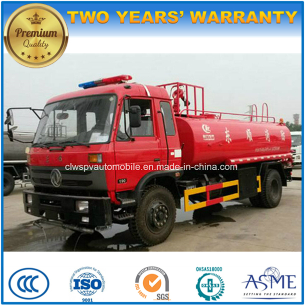 4X2 Dongfeng 15000L Fire Fighting Truck 15cbm Water Fire Tanker Truck 