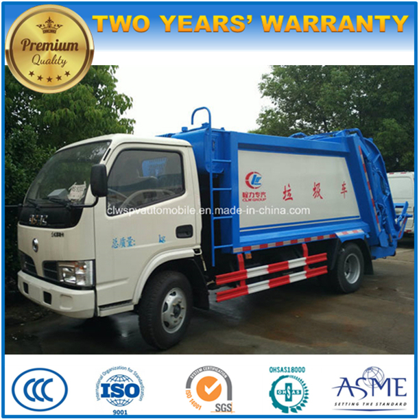 5t Garbage Compress and Transport Truck 5 Cbm Waste Treatment Truck for Sale 