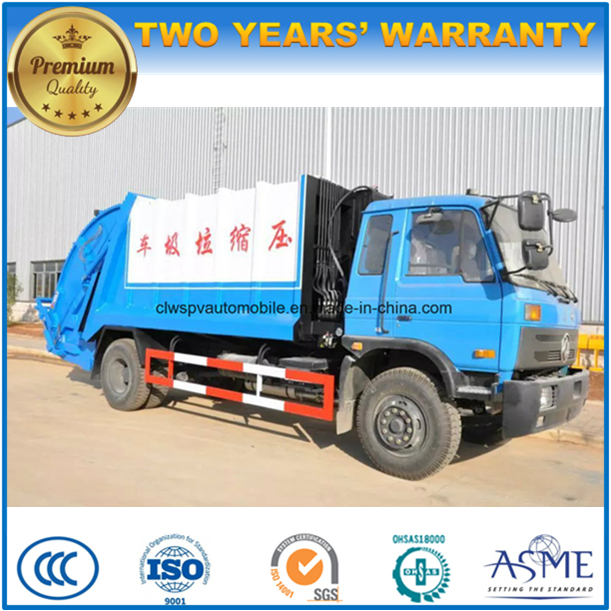 Dongfeng 4X2 6 Wheels 15 Tons Compactor Garbage Collecting and Transport Truck 