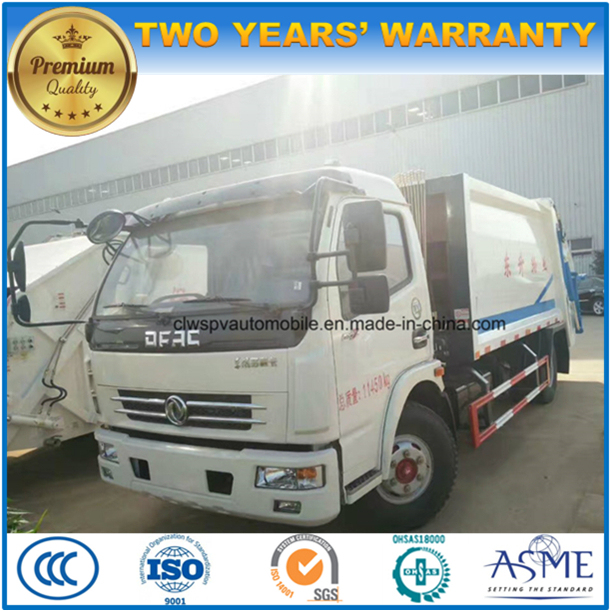 4X2 Hot Sale 8 T Compactor Garbage Truck 8 Tons Refuse Transport Truck 