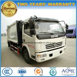 6 Tons to 8 Tons High Quality Refuse Compress and Garbage Transport Truck