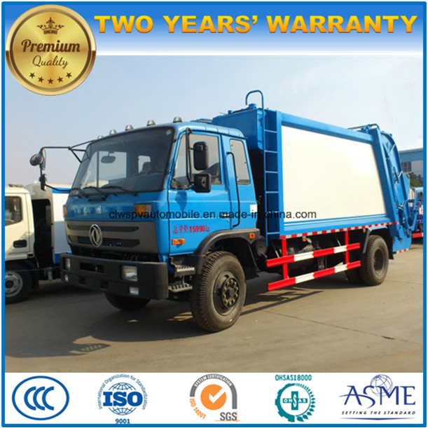 4X2 Dongfeng 15m3 Waste Collect Truck 15 Cubic Meters Refuse Compress Truck 