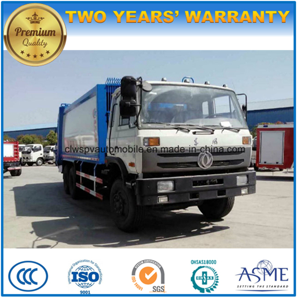 Dongfeng 6X4 10 Wheels Heavy Duty 20 Tons Compactor Garbage Truck 