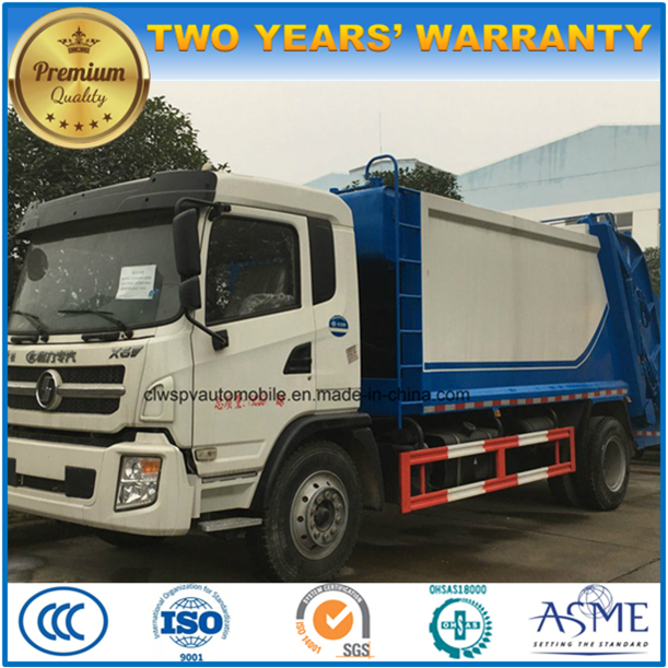 Shacman 10t Rubbish Compress & Transport 10 Tons Compressed Garbage Truck 