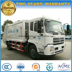 6 Wheels High Quality 12 Tons Refuse Compactor Truck 12 Cbm Garbage Transport Truck