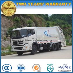 6X4 Customized 195kw Refuse Wagon 20t Compactor Garbage Truck Price