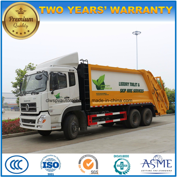 20tons Compactor Garbage Transport 20m3 Refuse Truck for Export Price 