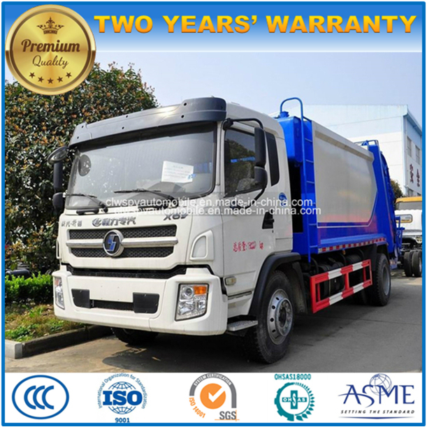 Shacman 12 Tons Refuse Collect and Transport Truck 12 Cbm Compactor Garbage Truck 