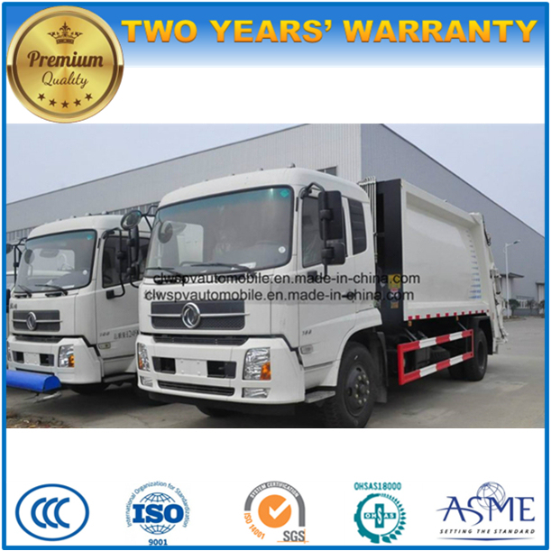 Dongfeng 4X2 Hot Sale 10t Garbage Compress and Dump Truck 10 Tons Refuse Truck 