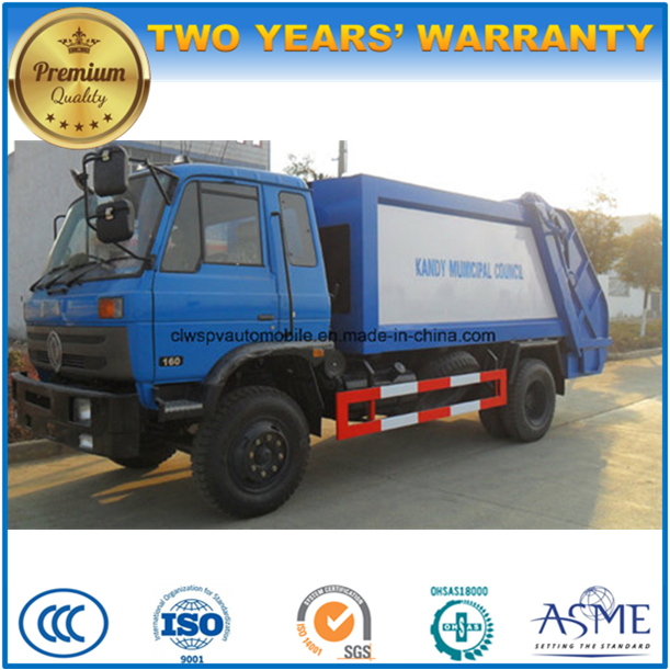 Dongfeng 4*2 Hot Sale 10 M3 Refuse Wagon 10 Cubic Meters Compactor Garbage Truck 