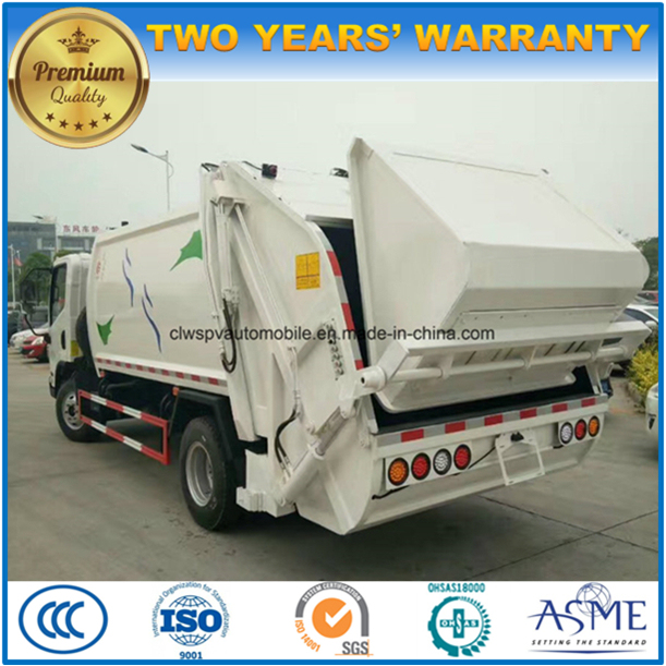 FAW 5 Tons Refuse Compress 5 Cbm Compactor Garbage Truck 