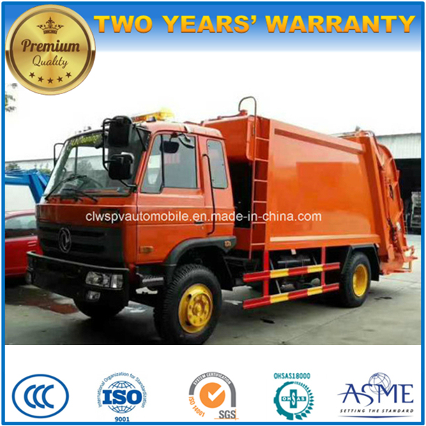 Rhd 4X2 8 T Compactor Garbage Truck 8 Tons Refuse Press Packed Truck for Export 