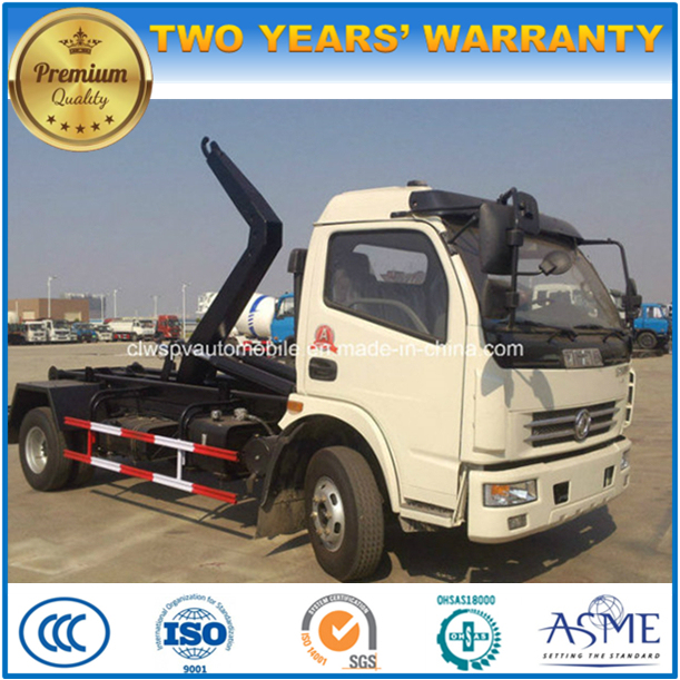 Dongfeng 4X2 7 Tons Arm Roll off Garbage Truck 7 Cbm Pull Arm Truck 