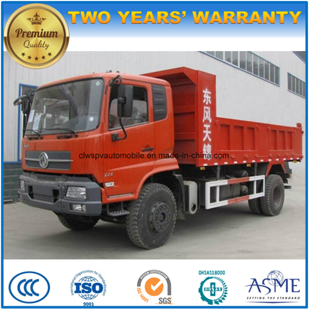 180HP Dongfeng Dumper 4X2 10 Tons Dump10 T Tipper Truck 