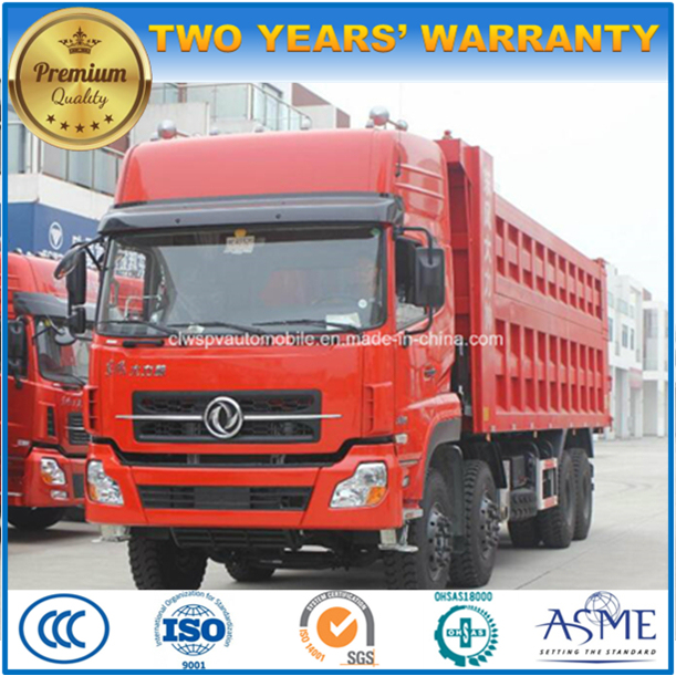 Dongfeng 8X4 12 Wheels 40 Tons Heavy Duty 40t Dump Truck for Sale 